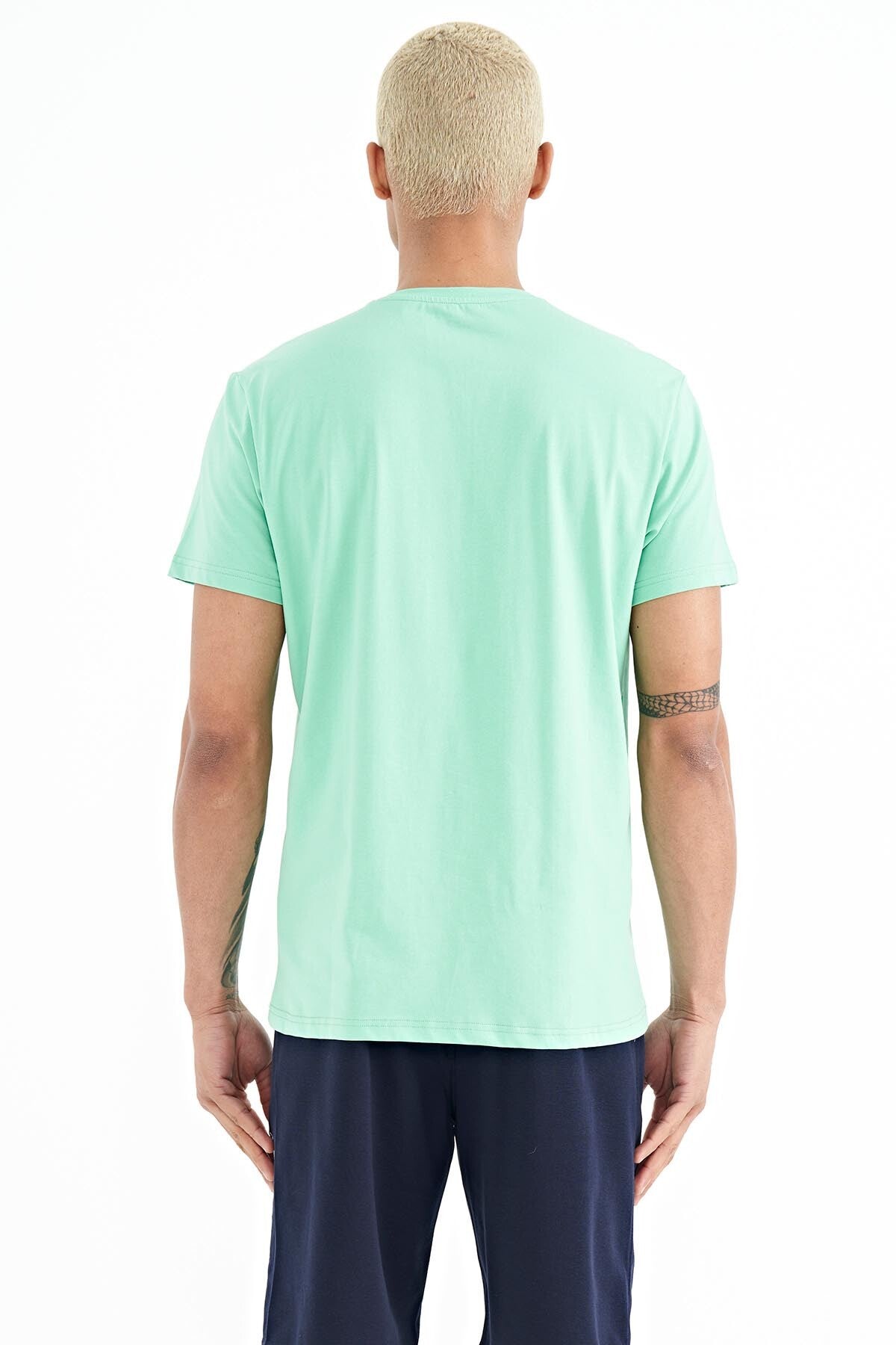 Boris Mint Standard Fit Men's T-Shirt - 88206