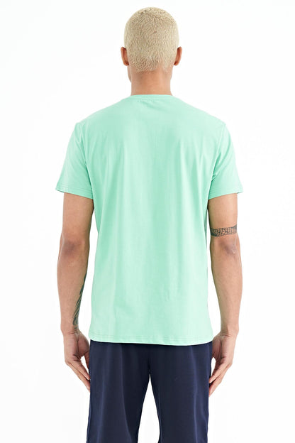 Boris Mint Standard Fit Men's T-Shirt - 88206