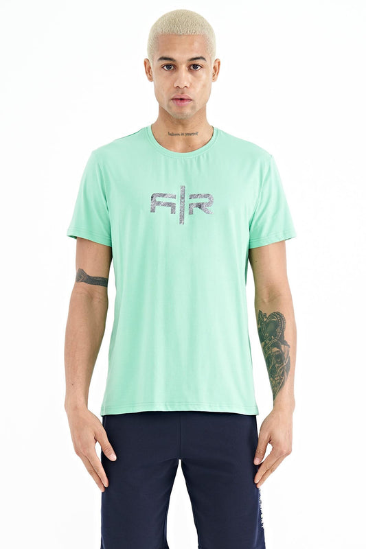 Boris Mint Standard Fit Men's T-Shirt - 88206