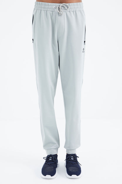 Stone Laced Pocket Detailed Relax Fit Men's Tracksuit Bottom - 84993
