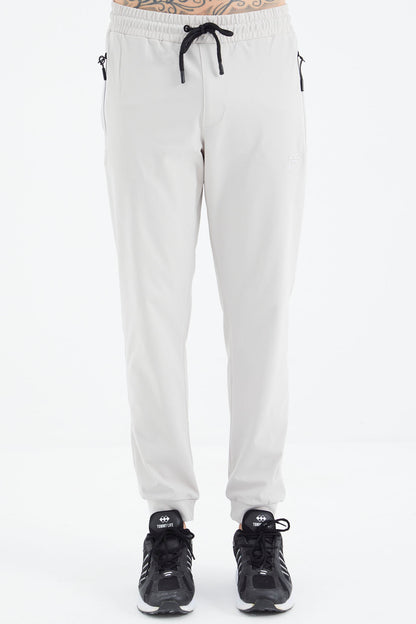 Stone Laced Pocket Detailed Relax Fit Men's Tracksuit Bottom - 84995