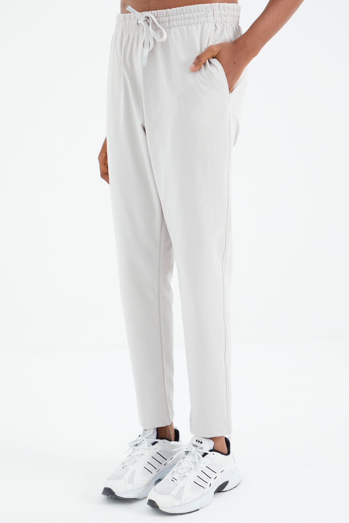 Stone Laced Pocket Detailed Relax Fit Men's Tracksuit Bottom - 84997