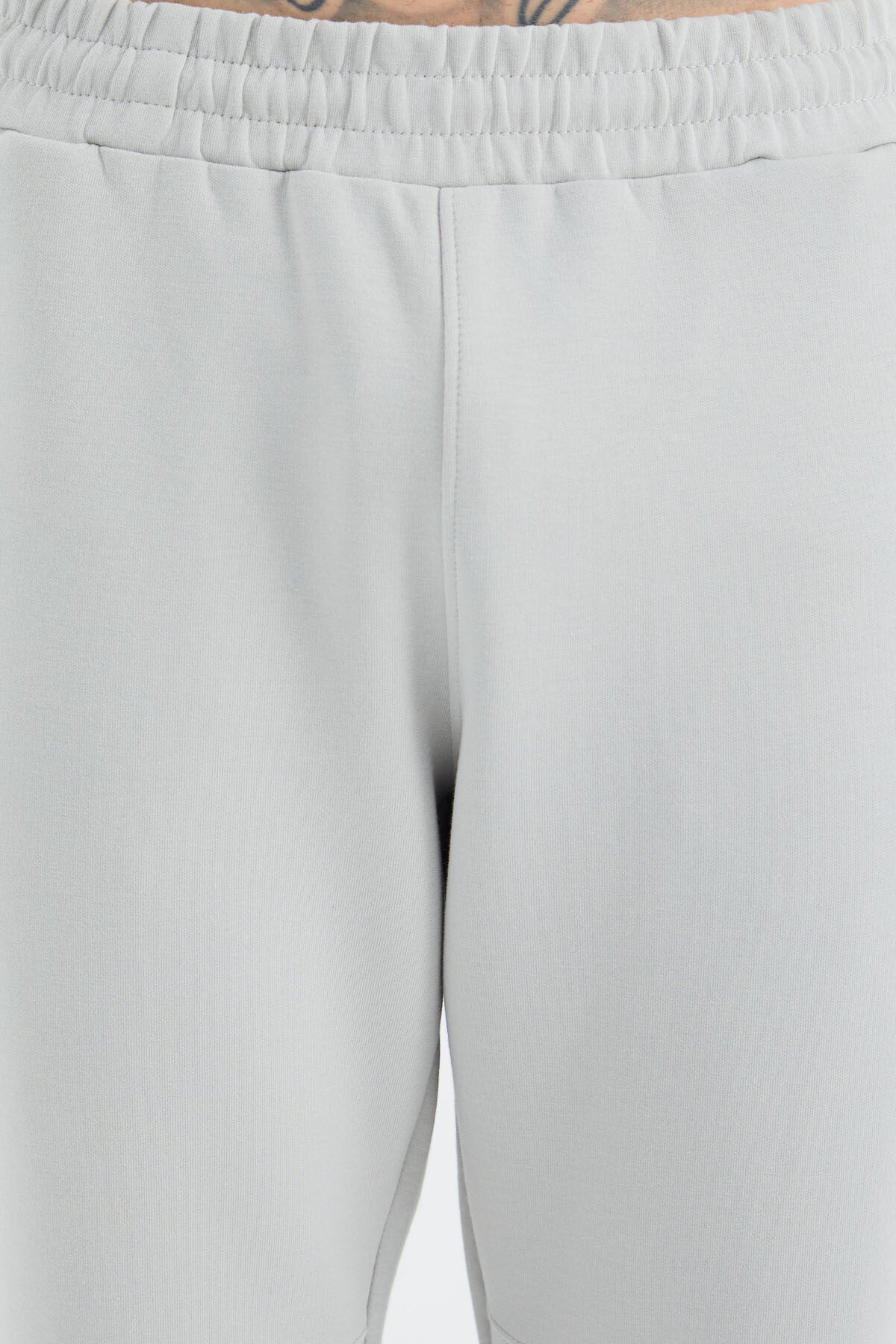 Stone Collar Hidden Pocket Detailed Relax Fit Men's Tracksuit Set - 85220