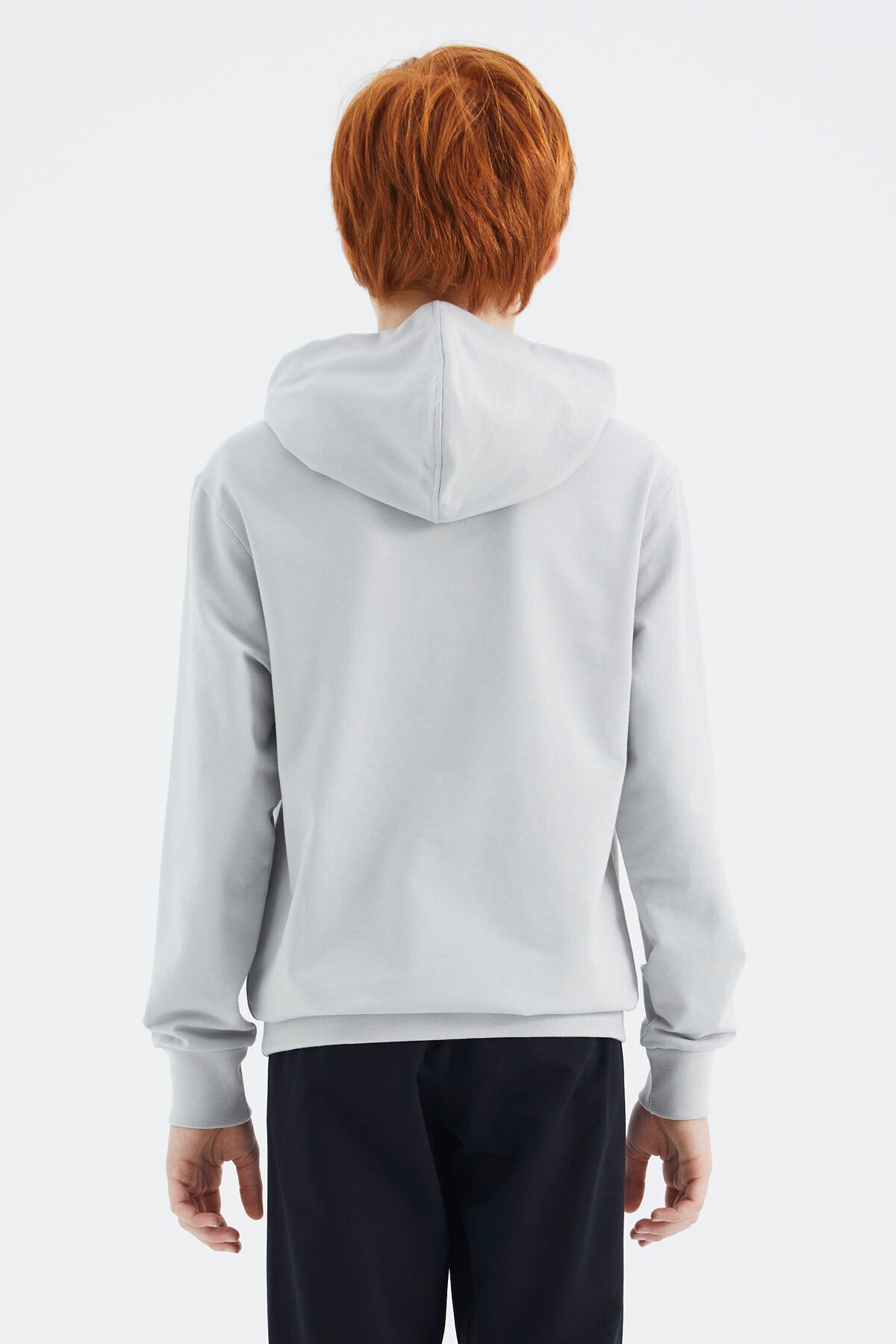 Stone Hooded Boys' Sweatshirt - 11177