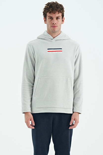 Men's Stone Color Polar Sweatshirt - 88301