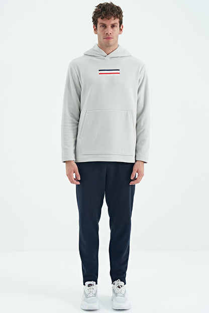 Men's Stone Color Polar Sweatshirt - 88301