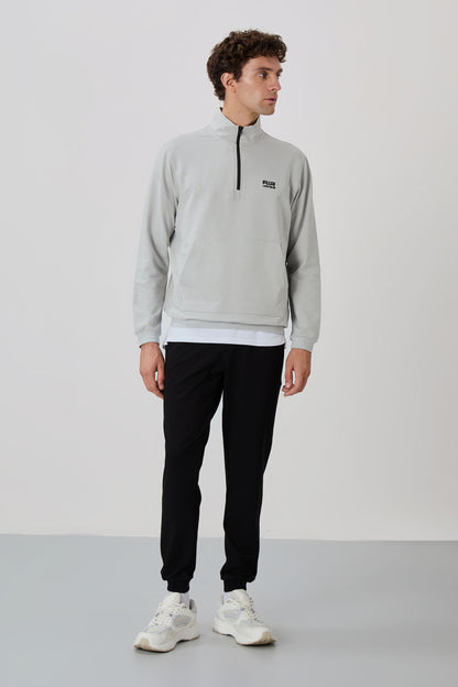 Herbert Stone - Black High Collar Tracksuit Set - 85233
