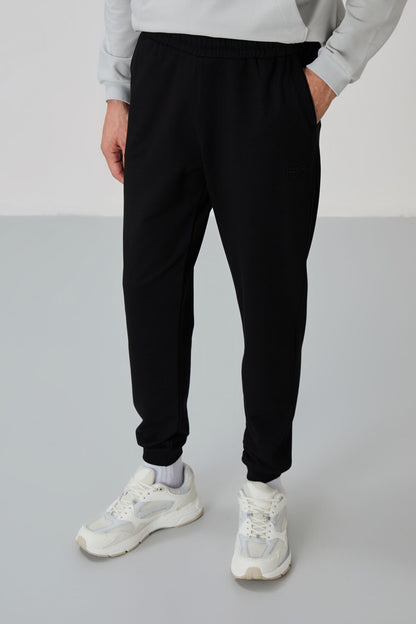 Herbert Stone - Black High Collar Tracksuit Set - 85233