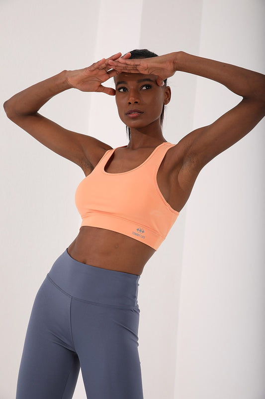 Detailed collar and U collar women's sports bras - 97120