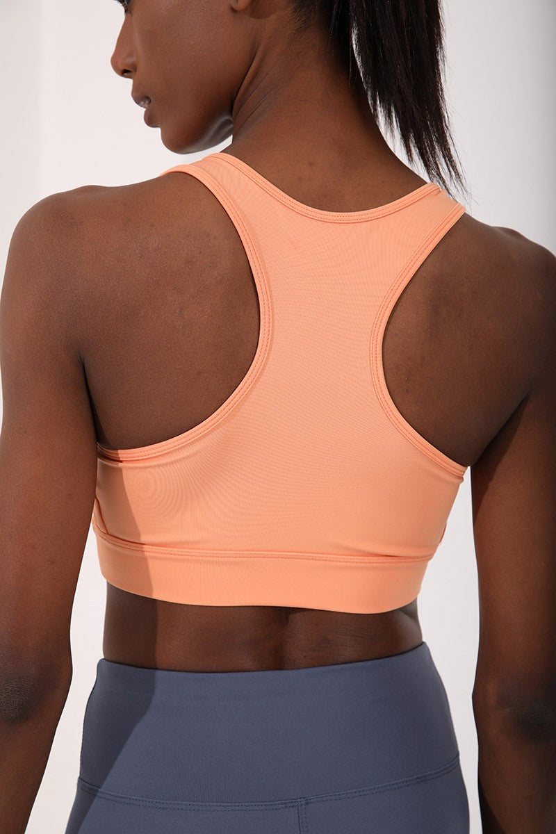 Detailed collar and U collar women's sports bras - 97120