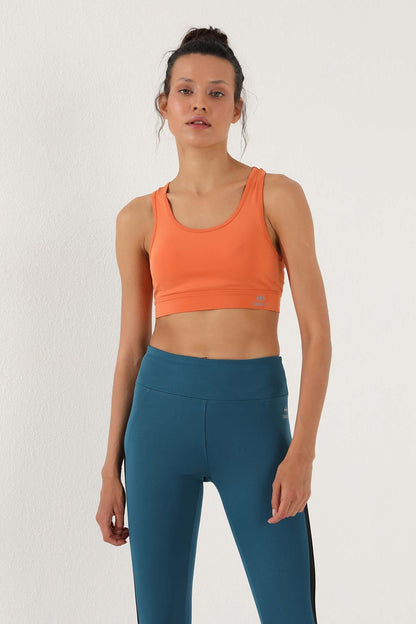 Emerald High Waist Band Detailed Slim Fit Tapered Leg Women's Tights - 94541