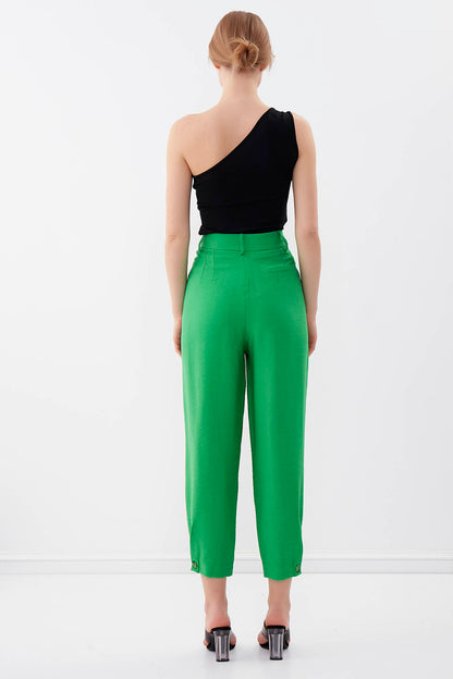 HIGH-WAIST TROUSERS