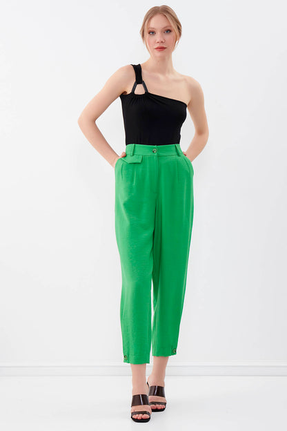 HIGH-WAIST TROUSERS