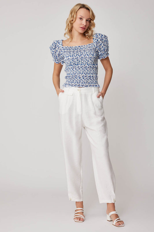 HIGH-WAIST TROUSERS