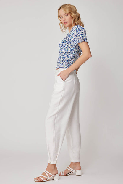 HIGH-WAIST TROUSERS