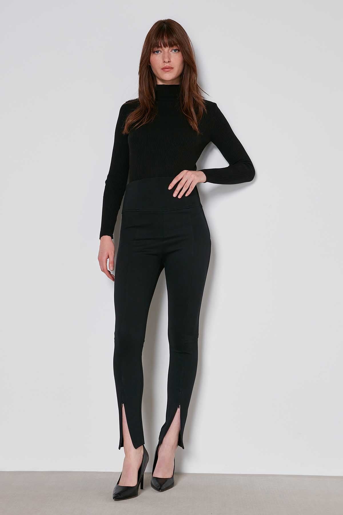 ZIP KNITTED TIGHTS