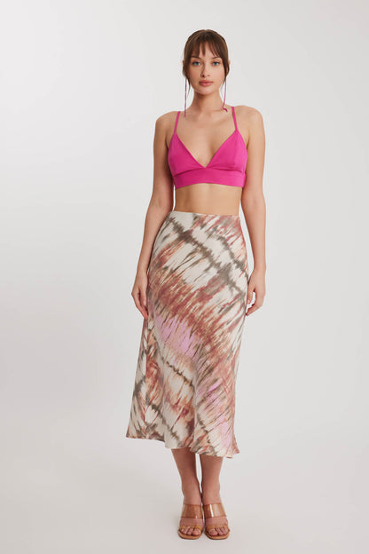 BRIGHT PATTERN MIDSIZE SKIRT