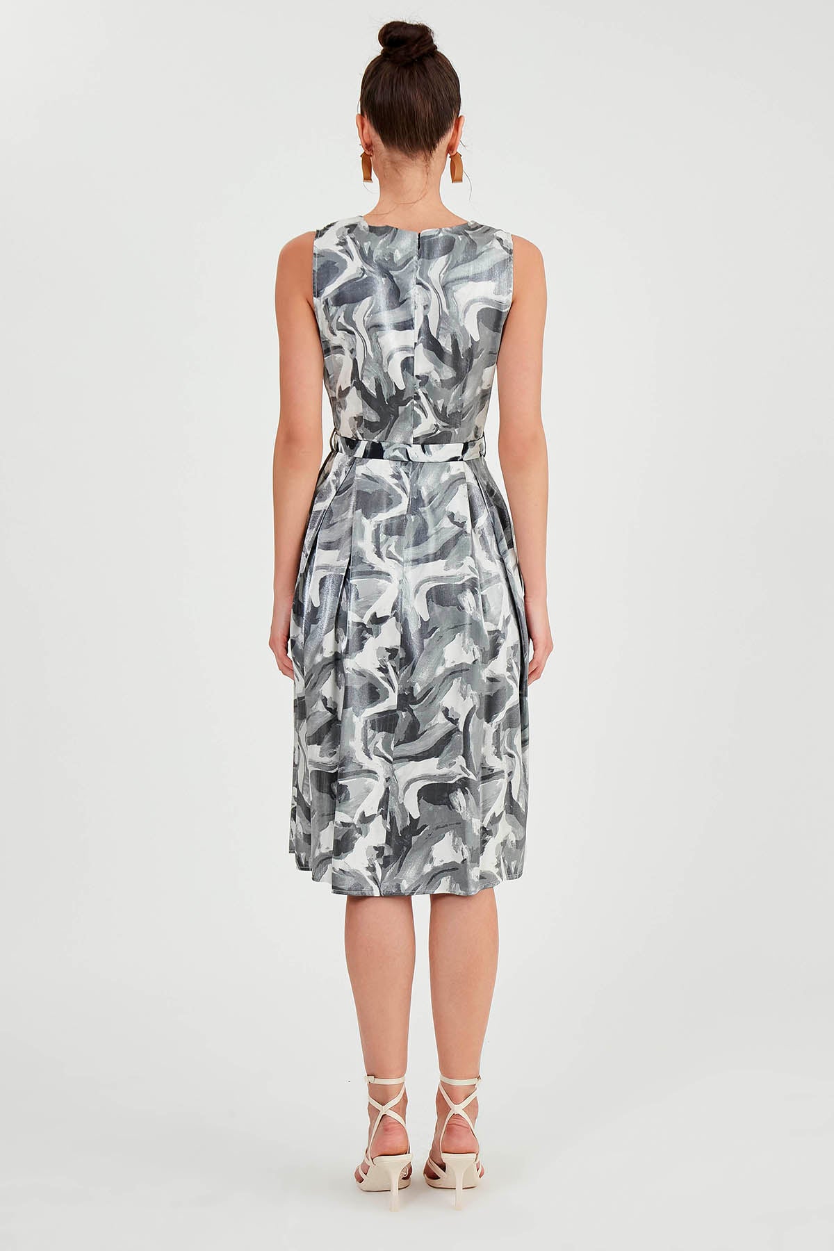 GLOSSY SATIN DRESS