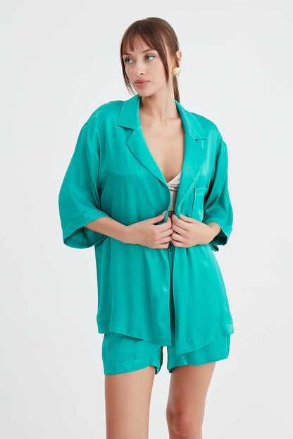 BRIGHT SATIN SALSA JACKET