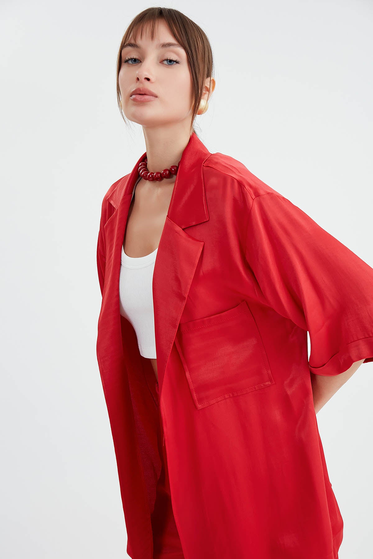 BRIGHT SATIN SALSA JACKET