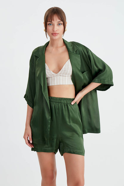 BRIGHT SATIN SALSA JACKET