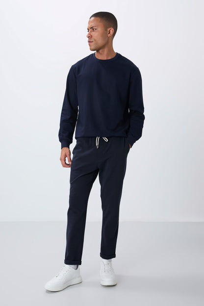 Textured Surface Parliament Standard Fit Men's Tracksuit Bottom - 82154