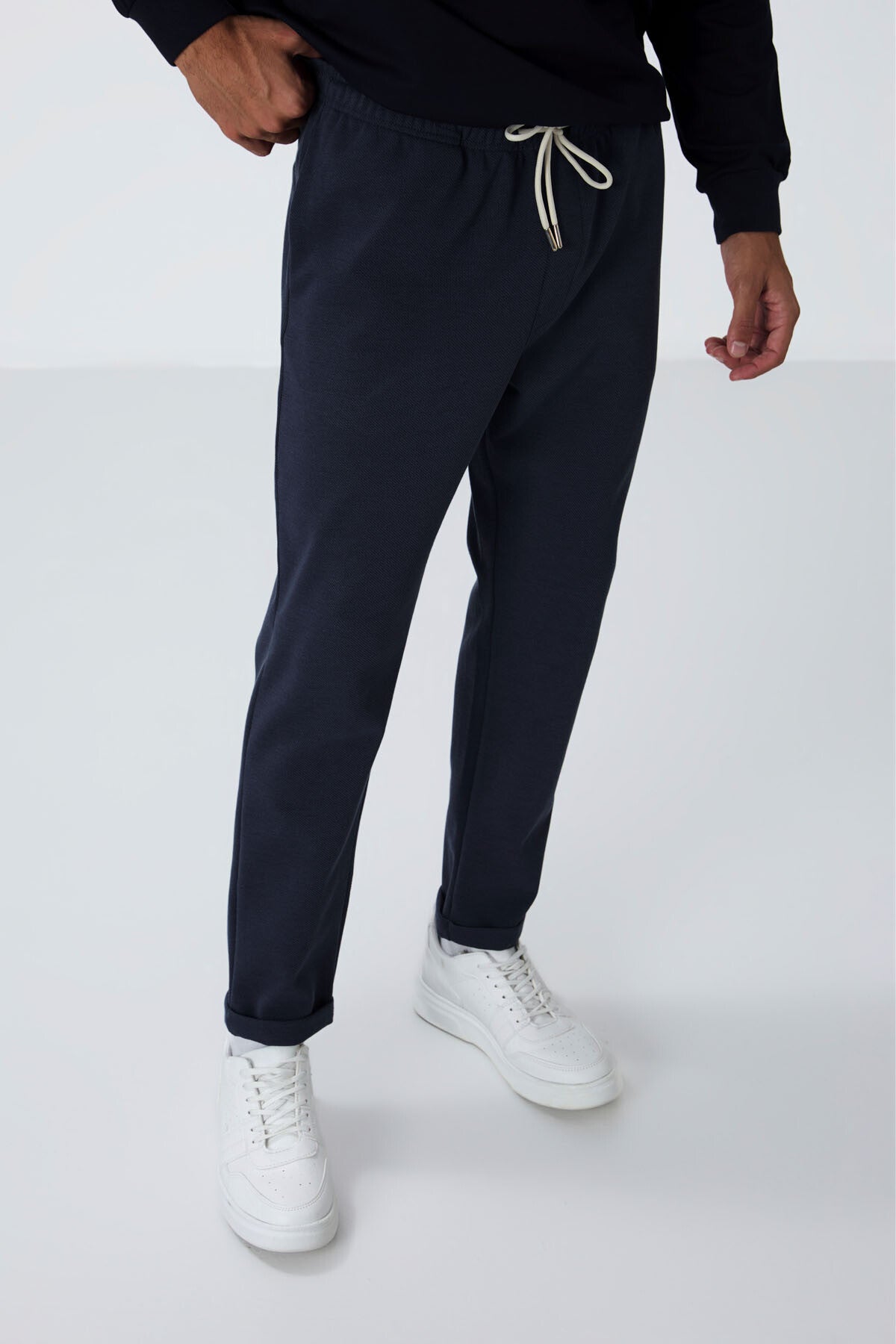 Textured Surface Parliament Standard Fit Men's Tracksuit Bottom - 82154