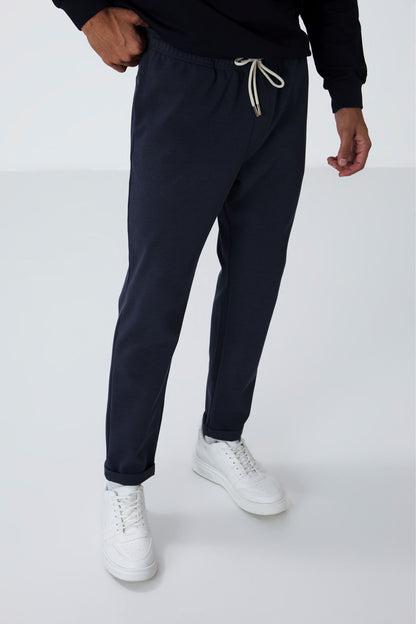 Textured Surface Parliament Standard Fit Men's Tracksuit Bottom - 82154
