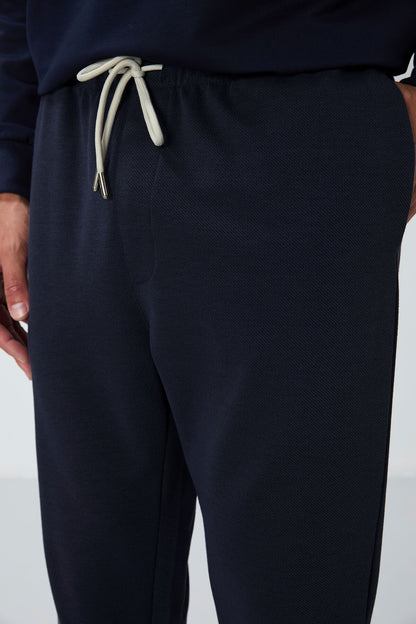 Textured Surface Parliament Standard Fit Men's Tracksuit Bottom - 82154