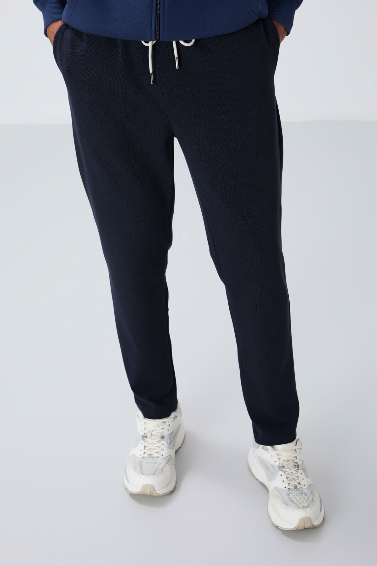Textured Surface Parliament Standard Fit Men's Tracksuit Bottom - 82155