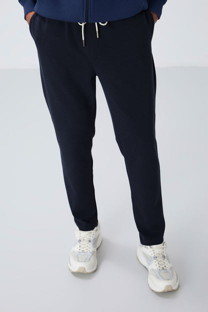 Textured Surface Parliament Standard Fit Men's Tracksuit Bottom - 82155
