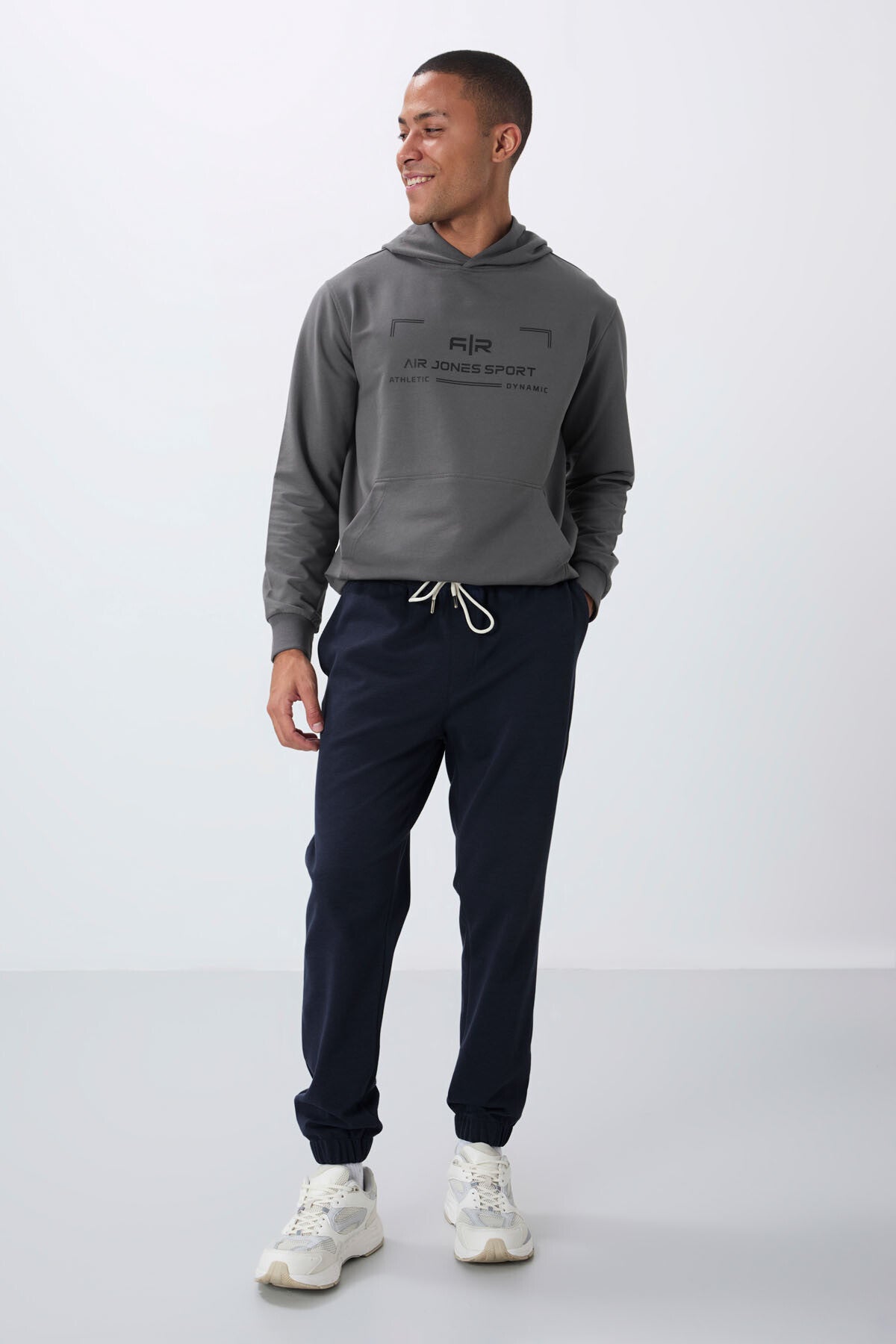 Textured Surface Parliament Standard Fit Men's Tracksuit Bottom - 82156
