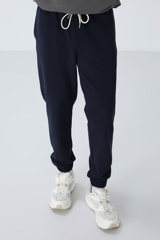 Textured Surface Parliament Standard Fit Men's Tracksuit Bottom - 82156