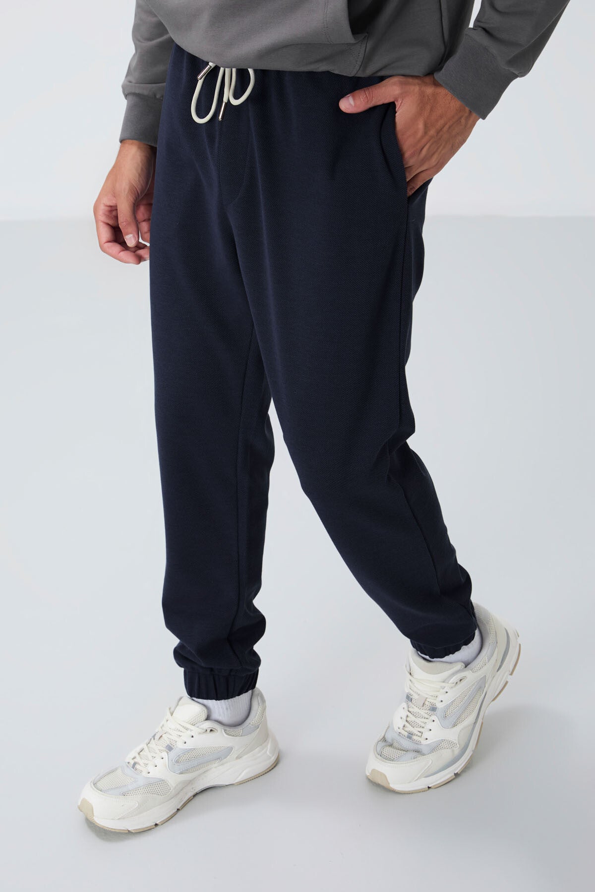 Textured Surface Parliament Standard Fit Men's Tracksuit Bottom - 82156