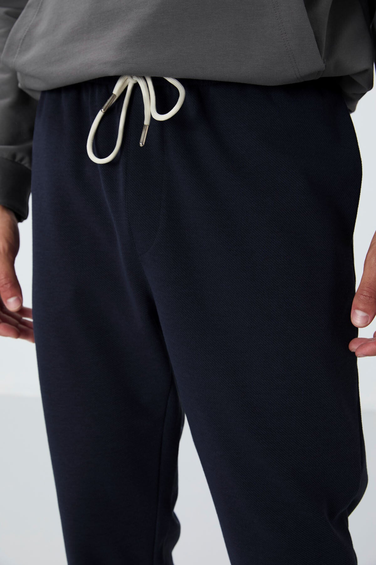 Textured Surface Parliament Standard Fit Men's Tracksuit Bottom - 82156