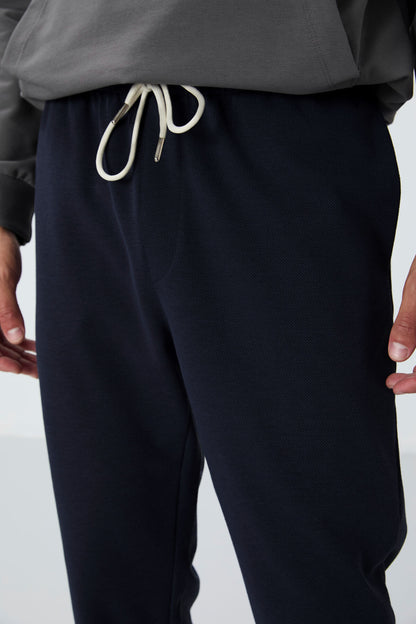 Textured Surface Parliament Standard Fit Men's Tracksuit Bottom - 82156