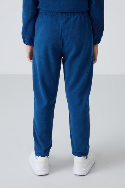 Parliament Thick Soft Textured Standard Fit Embroidered Fleece Boys' Tracksuit Bottom - 11219