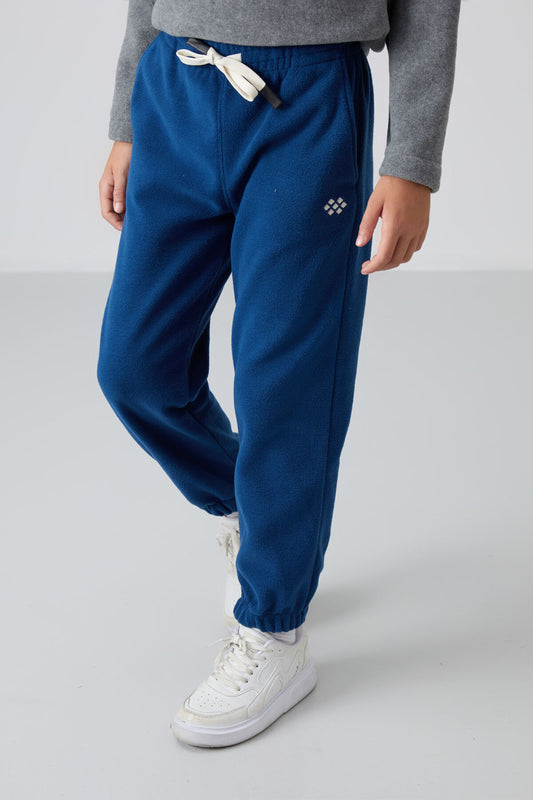 Parliament Thick Soft Textured Standard Fit Embroidered Fleece Boys' Tracksuit Bottom - 11220