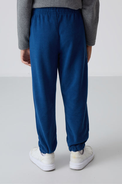 Parliament Thick Soft Textured Standard Fit Embroidered Fleece Boys' Tracksuit Bottom - 11220