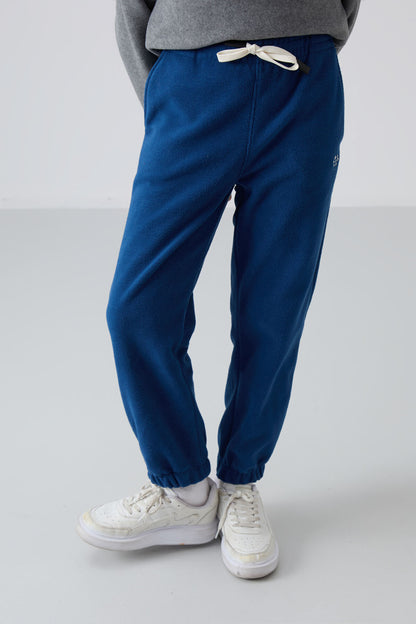 Parliament Thick Soft Textured Standard Fit Embroidered Fleece Boys' Tracksuit Bottom - 11220