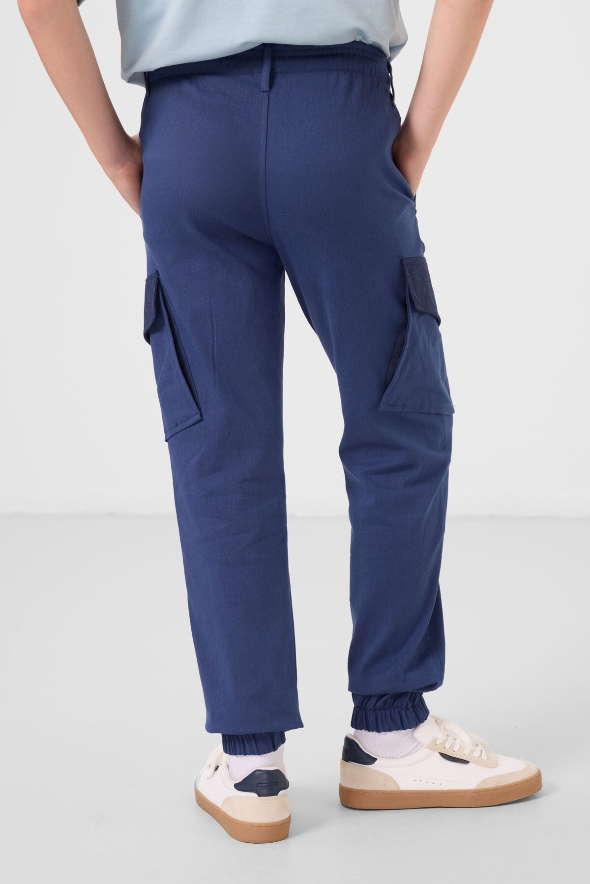 Standard Fit Weaving Lightweight Flexible Chino Boys Trousers - 11271
