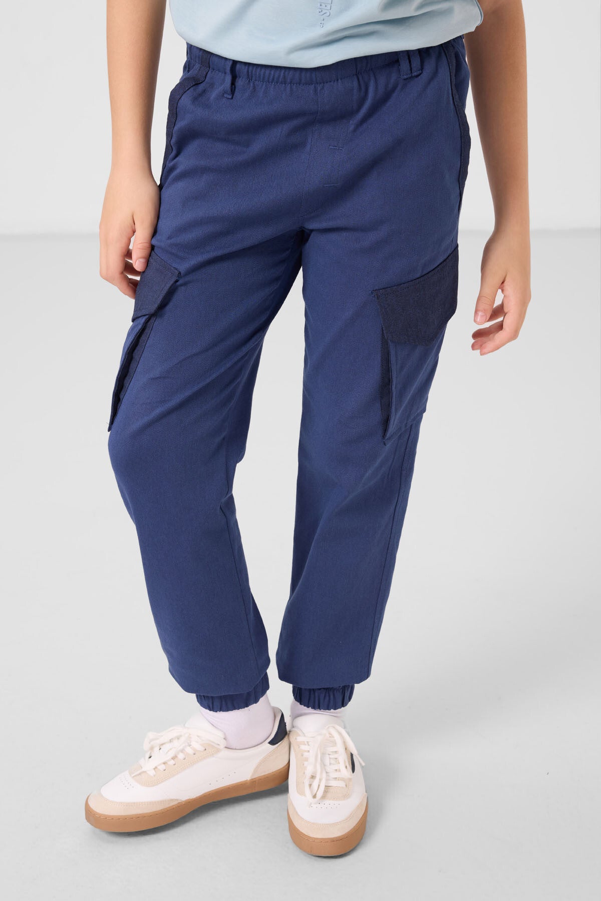 Standard Fit Weaving Lightweight Flexible Chino Boys Trousers - 11271