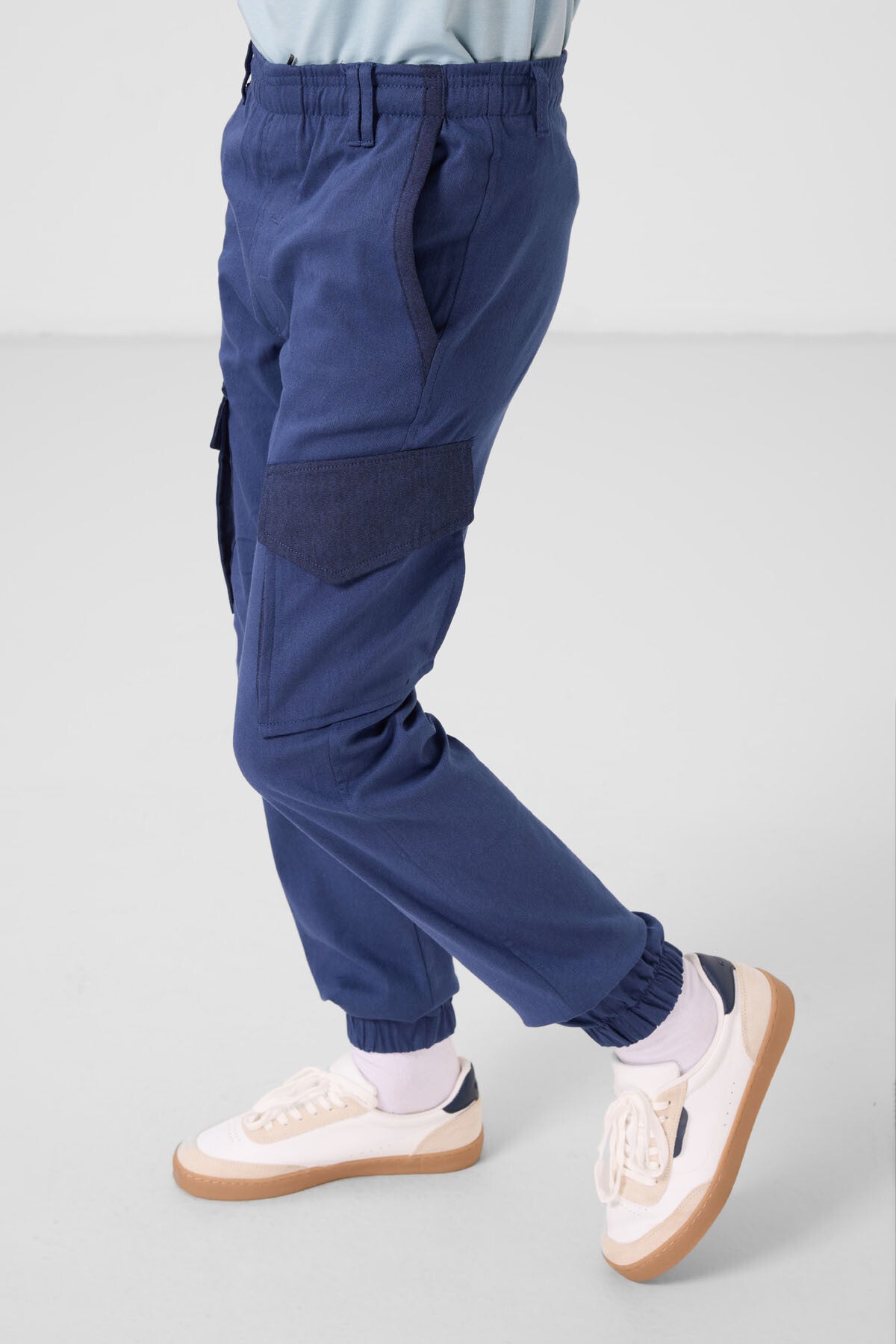 Standard Fit Weaving Lightweight Flexible Chino Boys Trousers - 11271