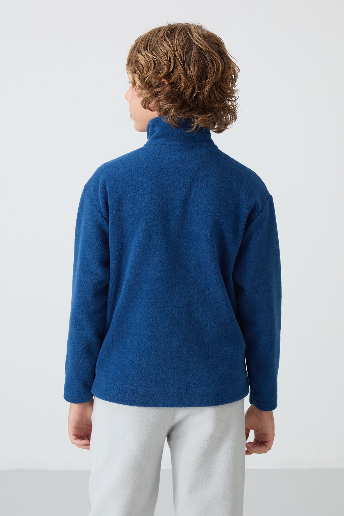 Parliament Thick Soft Textured Standard Fit Embroidered Fleece Boys' Sweatshirt - 11221