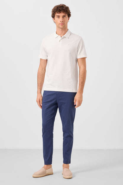 Standard Fit Weaving Lightweight and Flexible Chino Men's Trousers - 82180