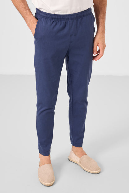 Standard Fit Weaving Lightweight and Flexible Chino Men's Trousers - 82180