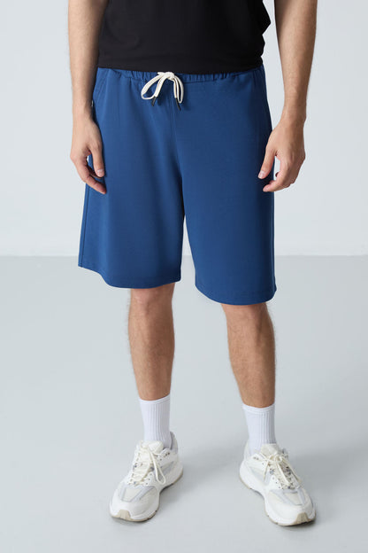 Parliament Cotton Thick Soft Textured Standard Fit Basic Men's Shorts - 81275