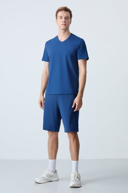 Parliament Cotton Thick Soft Textured Standard Fit Basic Men's Shorts - 81276