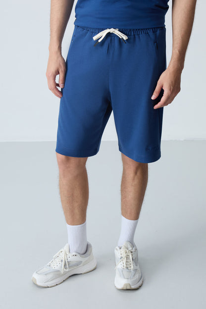 Parliament Cotton Thick Soft Textured Standard Fit Basic Men's Shorts - 81276