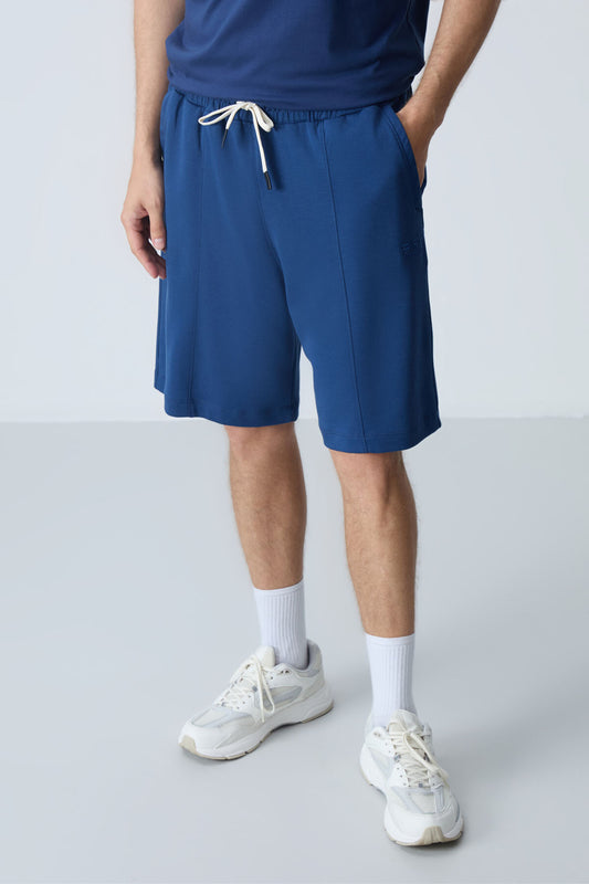 Parlament Cotton Thick Soft Textured Standard Fit Basic Men's Shorts - 81277